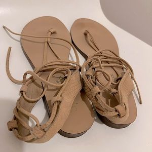 Splendid Ankle Wrap Sandal